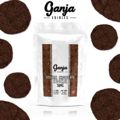 ganja baked double chocolate cookie 1