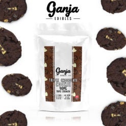 ganja baked triple chocolate cookie 1