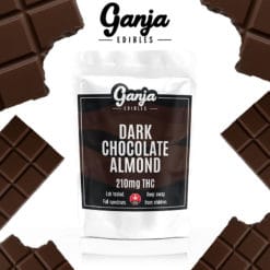 ganja edibles dark chocolate almond 1