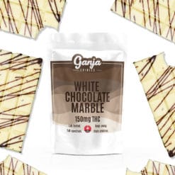 ganja edibles white chocolate marble 4