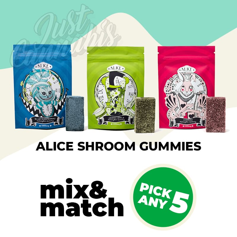 Alice Shroom Gummies - Mix & Match - Pick Any 5