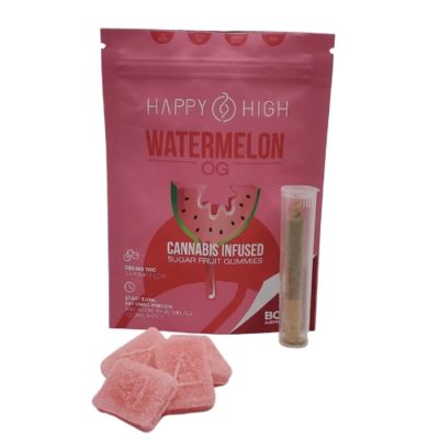 Happy High Cannabis Infused Gummies - Watermelon